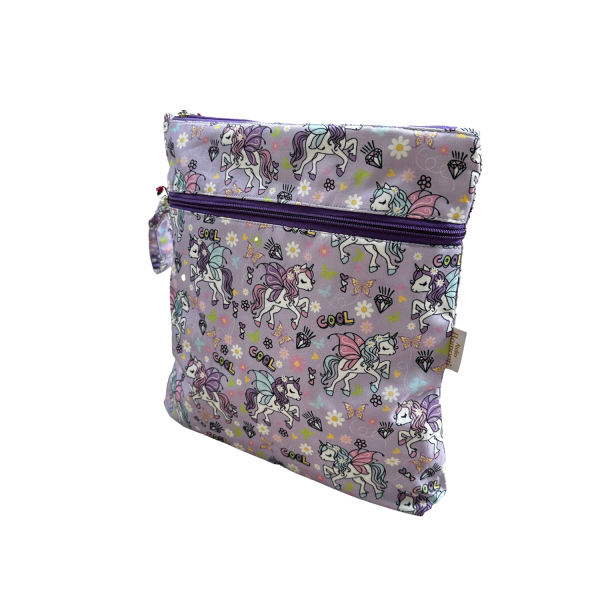 Mami Kids Unicorn Purple Islak Kuru/kirli Temiz Çantası